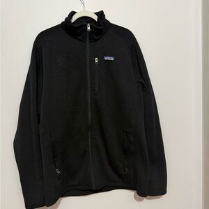 Patagonia Black Full-Zip Jacket Better Sweater XL